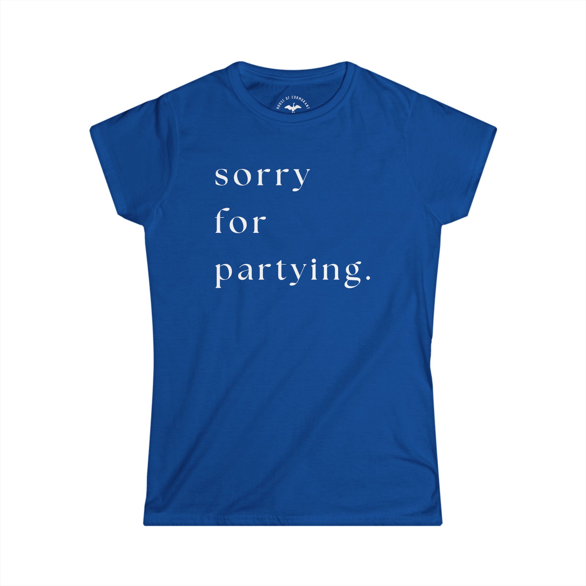 Women&#39;s sorry for partying.