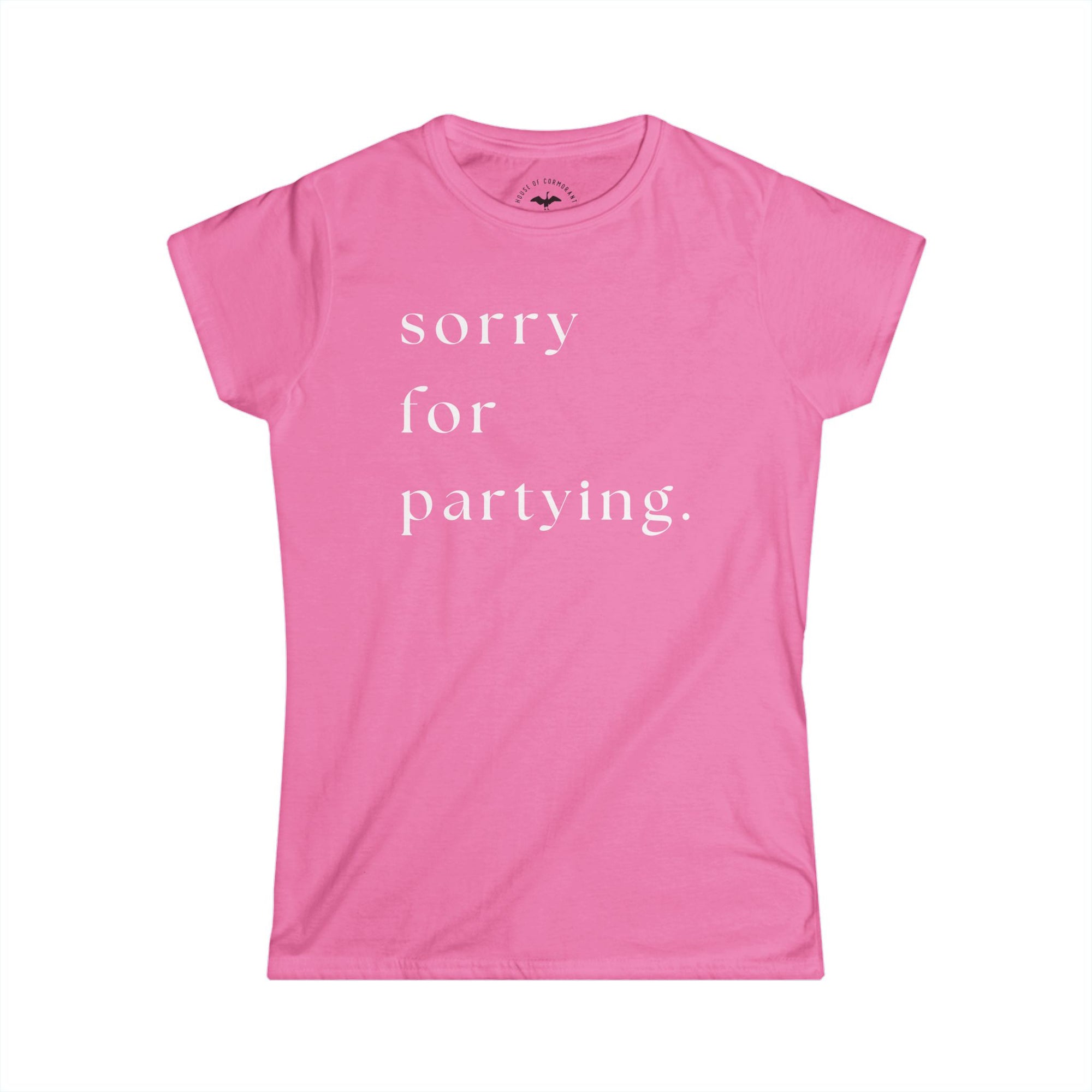 Women&#39;s sorry for partying.
